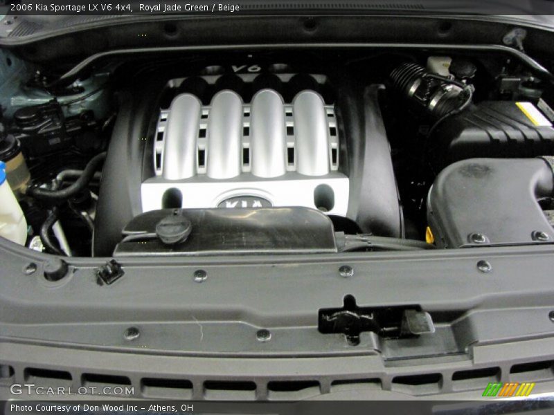 Royal Jade Green / Beige 2006 Kia Sportage LX V6 4x4