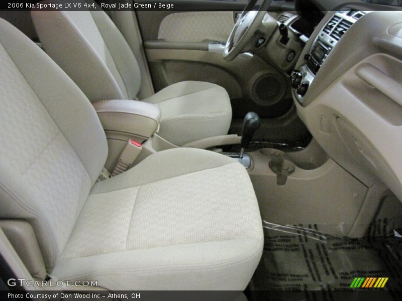 Royal Jade Green / Beige 2006 Kia Sportage LX V6 4x4