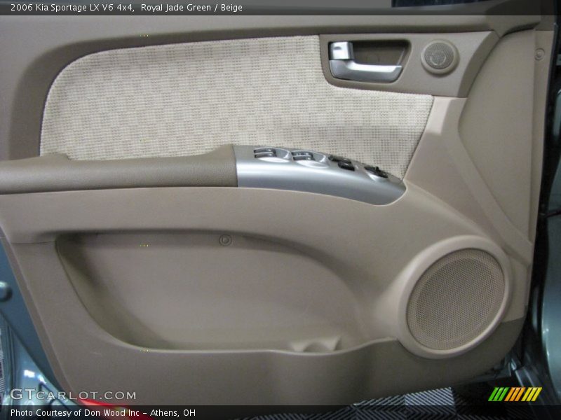 Royal Jade Green / Beige 2006 Kia Sportage LX V6 4x4