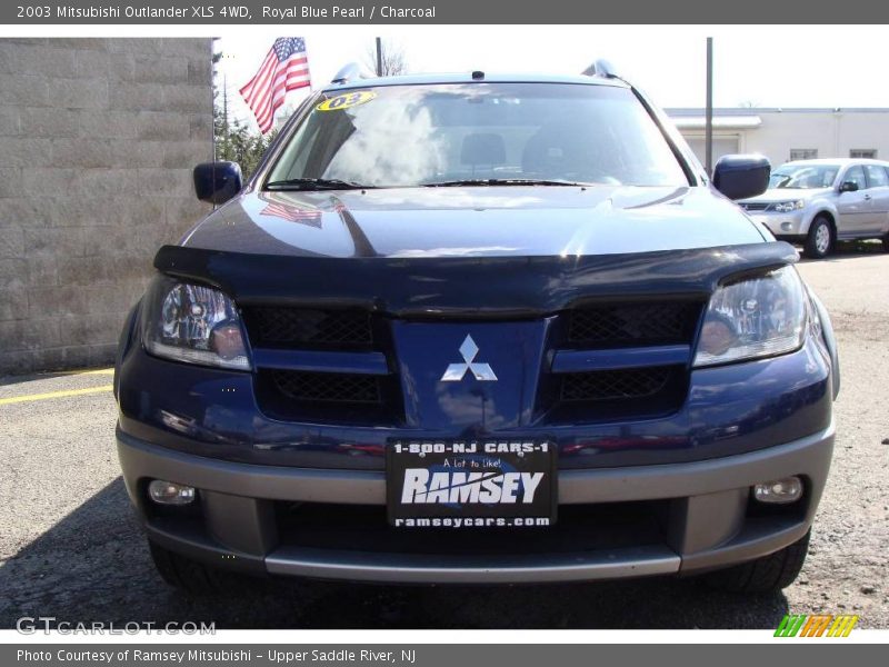 Royal Blue Pearl / Charcoal 2003 Mitsubishi Outlander XLS 4WD