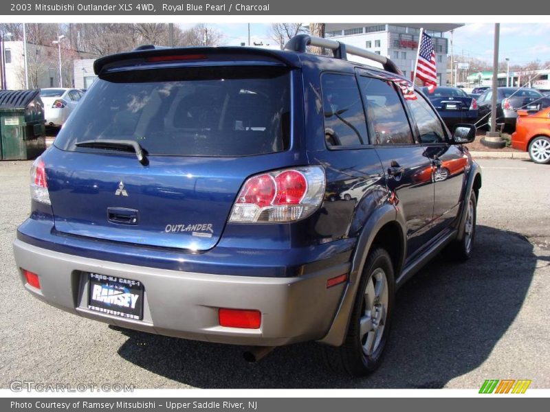 Royal Blue Pearl / Charcoal 2003 Mitsubishi Outlander XLS 4WD