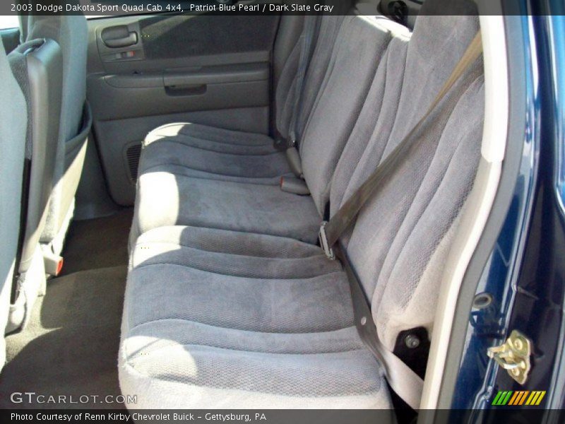 Patriot Blue Pearl / Dark Slate Gray 2003 Dodge Dakota Sport Quad Cab 4x4