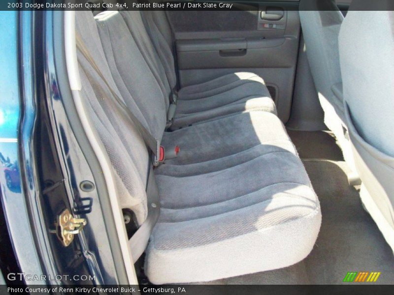 Patriot Blue Pearl / Dark Slate Gray 2003 Dodge Dakota Sport Quad Cab 4x4