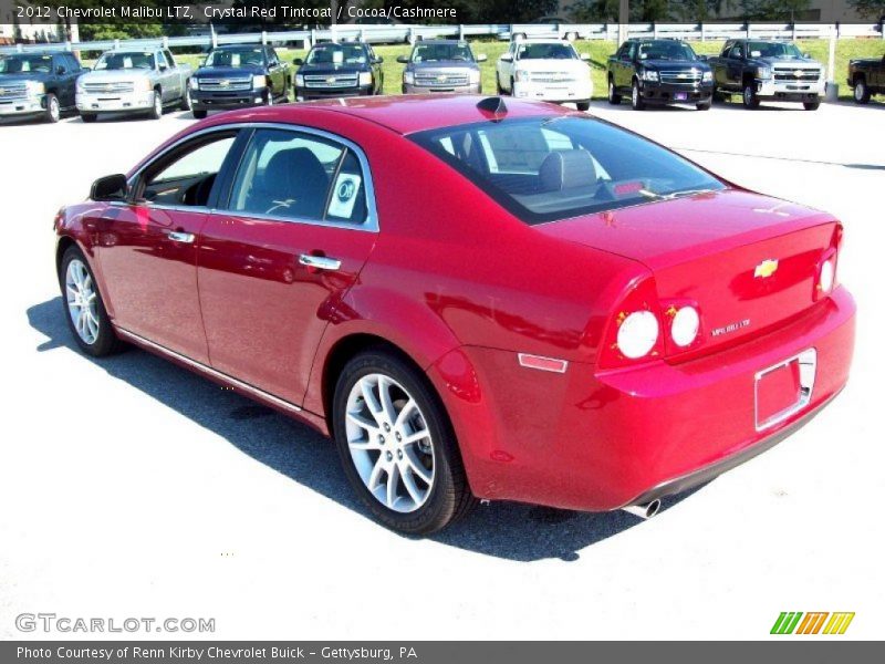 Crystal Red Tintcoat / Cocoa/Cashmere 2012 Chevrolet Malibu LTZ