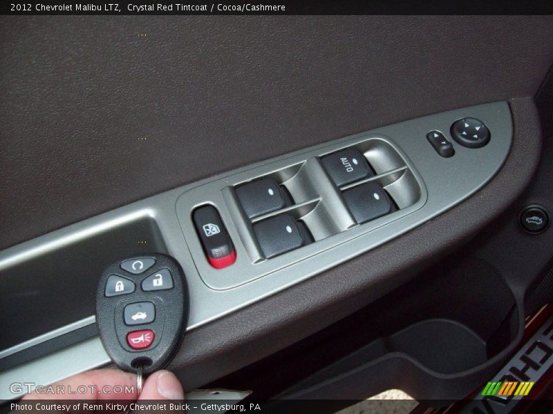 Crystal Red Tintcoat / Cocoa/Cashmere 2012 Chevrolet Malibu LTZ