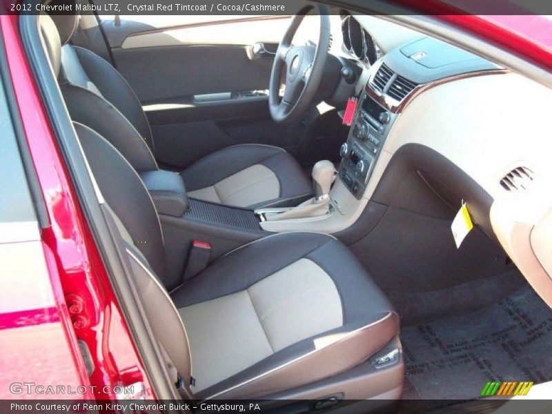Crystal Red Tintcoat / Cocoa/Cashmere 2012 Chevrolet Malibu LTZ
