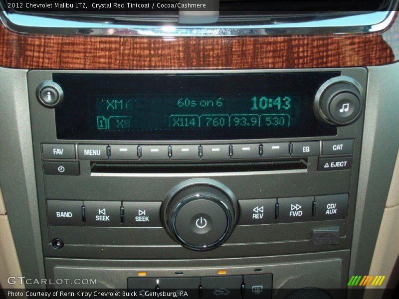 Crystal Red Tintcoat / Cocoa/Cashmere 2012 Chevrolet Malibu LTZ