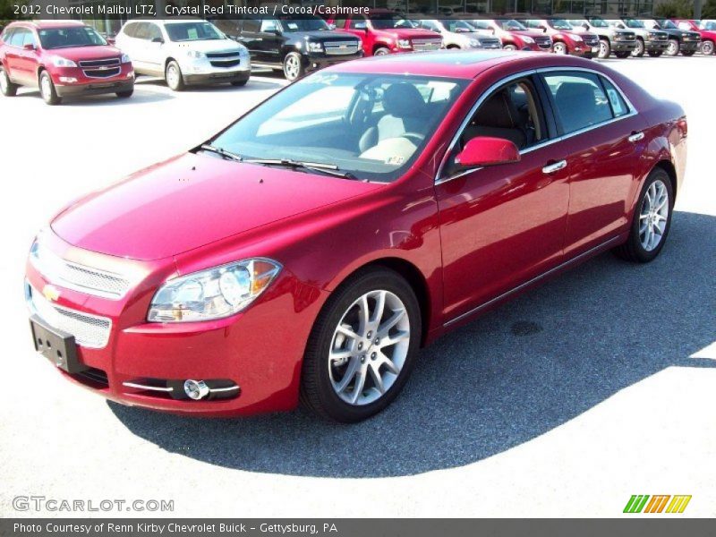 Crystal Red Tintcoat / Cocoa/Cashmere 2012 Chevrolet Malibu LTZ