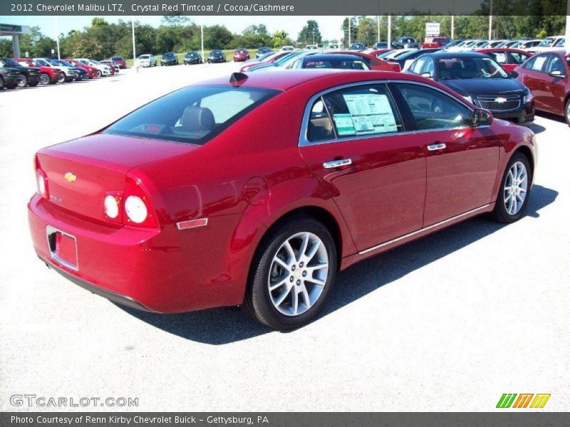 Crystal Red Tintcoat / Cocoa/Cashmere 2012 Chevrolet Malibu LTZ