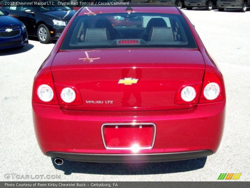 Crystal Red Tintcoat / Cocoa/Cashmere 2012 Chevrolet Malibu LTZ