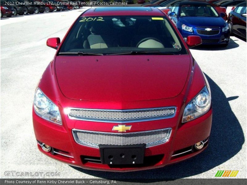 Crystal Red Tintcoat / Cocoa/Cashmere 2012 Chevrolet Malibu LTZ