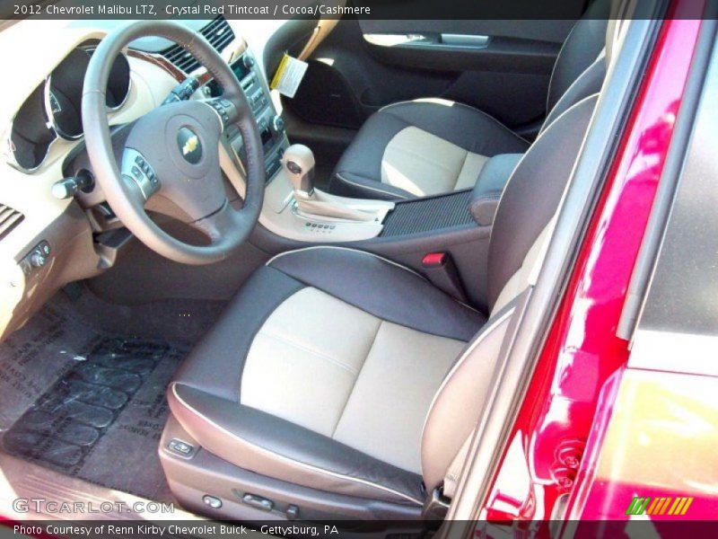 Crystal Red Tintcoat / Cocoa/Cashmere 2012 Chevrolet Malibu LTZ