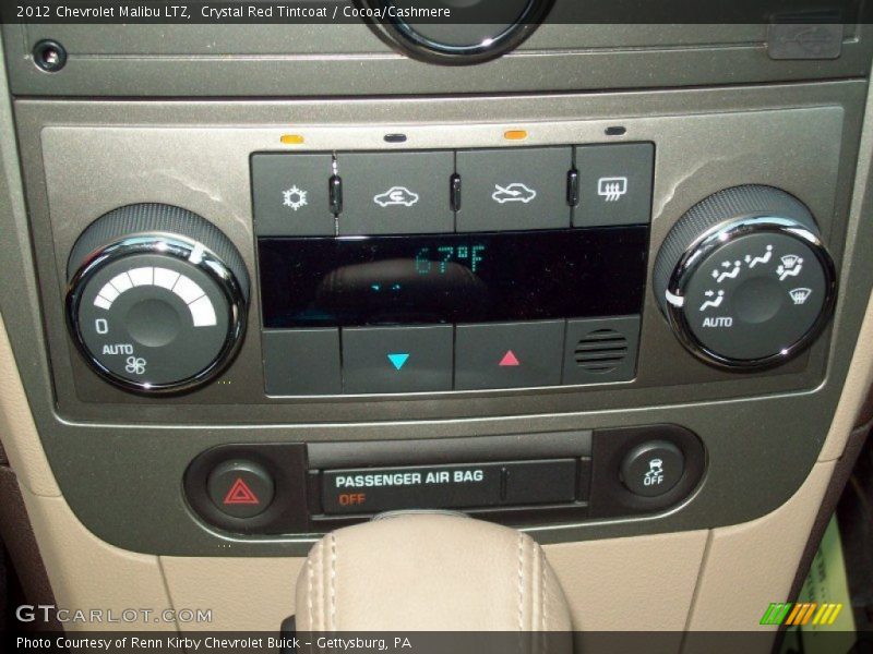 Crystal Red Tintcoat / Cocoa/Cashmere 2012 Chevrolet Malibu LTZ