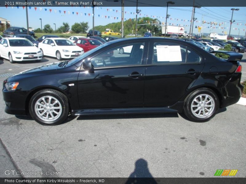 Tarmac Black Pearl / Black 2011 Mitsubishi Lancer ES