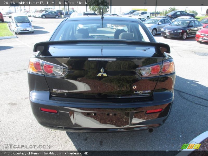 Tarmac Black Pearl / Black 2011 Mitsubishi Lancer ES