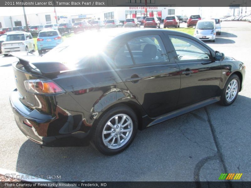 Tarmac Black Pearl / Black 2011 Mitsubishi Lancer ES