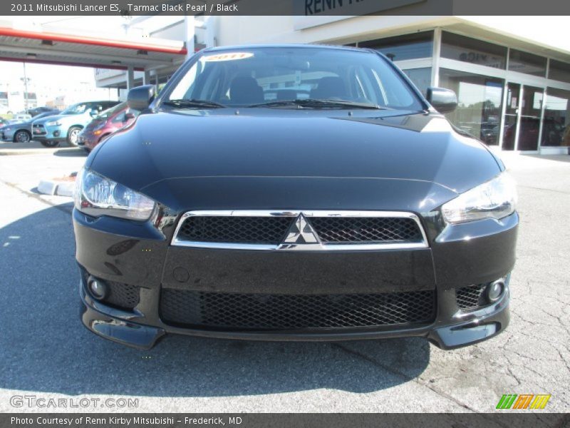 Tarmac Black Pearl / Black 2011 Mitsubishi Lancer ES