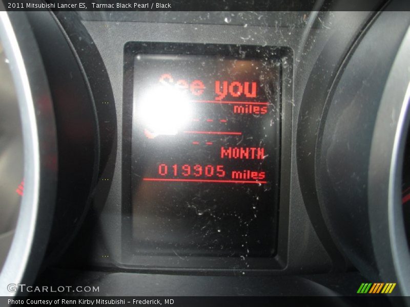 Tarmac Black Pearl / Black 2011 Mitsubishi Lancer ES