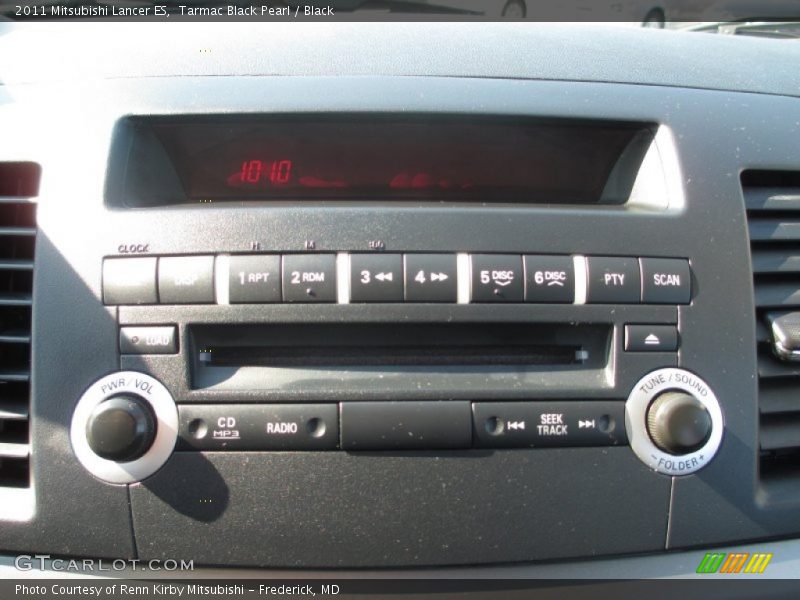 Tarmac Black Pearl / Black 2011 Mitsubishi Lancer ES