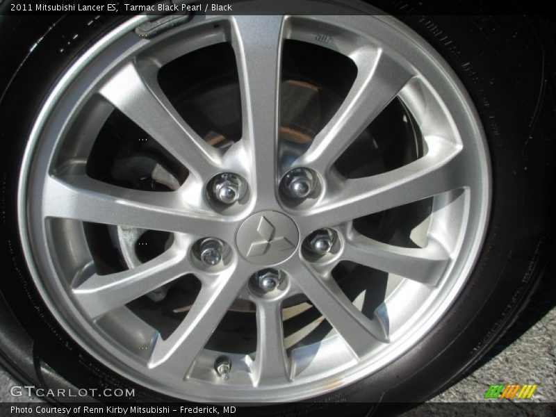 Tarmac Black Pearl / Black 2011 Mitsubishi Lancer ES