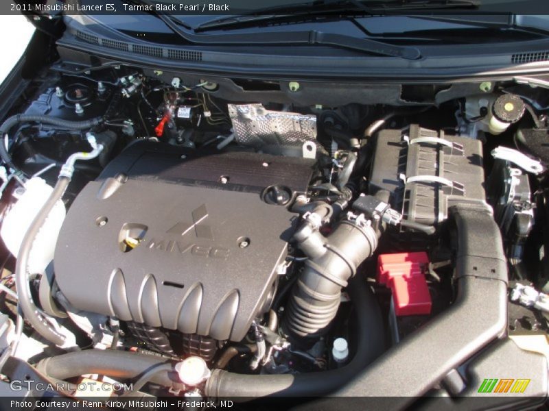 Tarmac Black Pearl / Black 2011 Mitsubishi Lancer ES