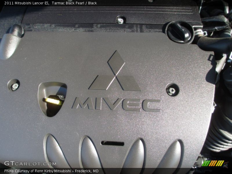 Tarmac Black Pearl / Black 2011 Mitsubishi Lancer ES
