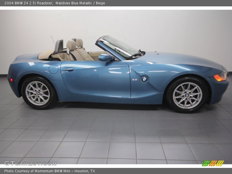  2004 Z4 2.5i Roadster Maldives Blue Metallic