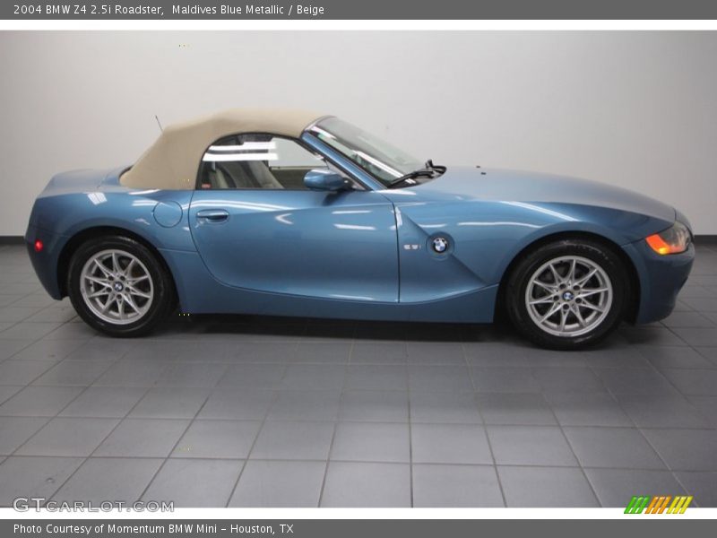  2004 Z4 2.5i Roadster Maldives Blue Metallic