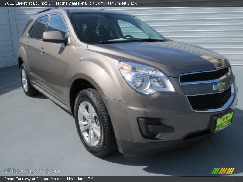 Mocha Steel Metallic / Light Titanium/Jet Black 2011 Chevrolet Equinox LT