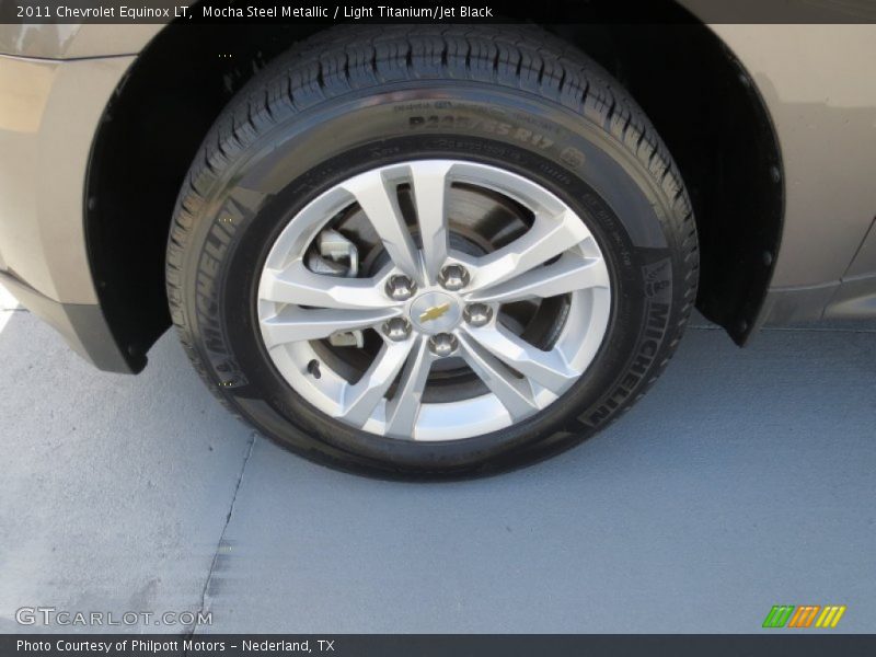 Mocha Steel Metallic / Light Titanium/Jet Black 2011 Chevrolet Equinox LT