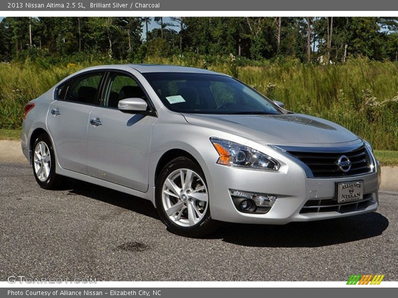 Brilliant Silver / Charcoal 2013 Nissan Altima 2.5 SL