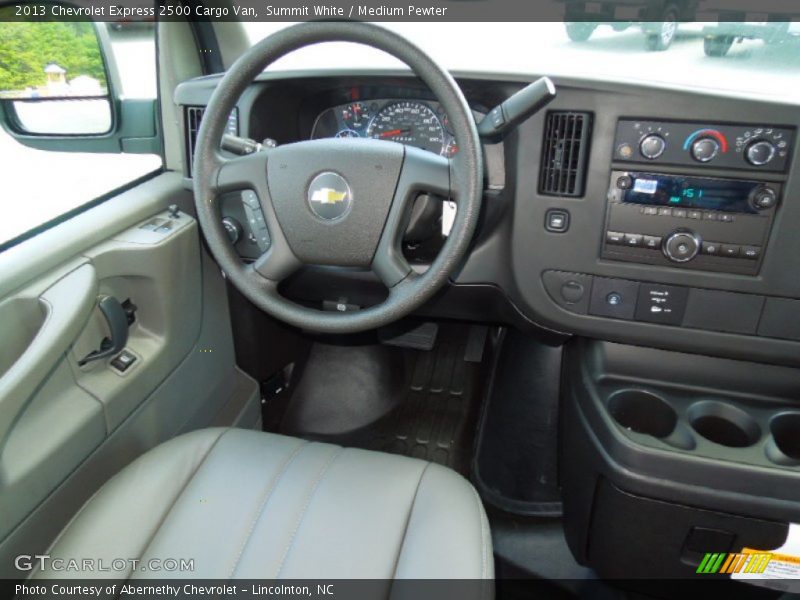 Summit White / Medium Pewter 2013 Chevrolet Express 2500 Cargo Van