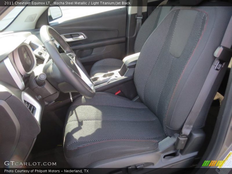 Mocha Steel Metallic / Light Titanium/Jet Black 2011 Chevrolet Equinox LT