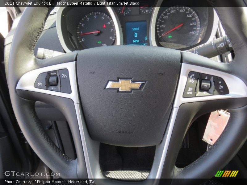 Mocha Steel Metallic / Light Titanium/Jet Black 2011 Chevrolet Equinox LT