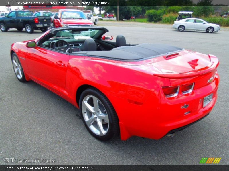 Victory Red / Black 2013 Chevrolet Camaro LT/RS Convertible