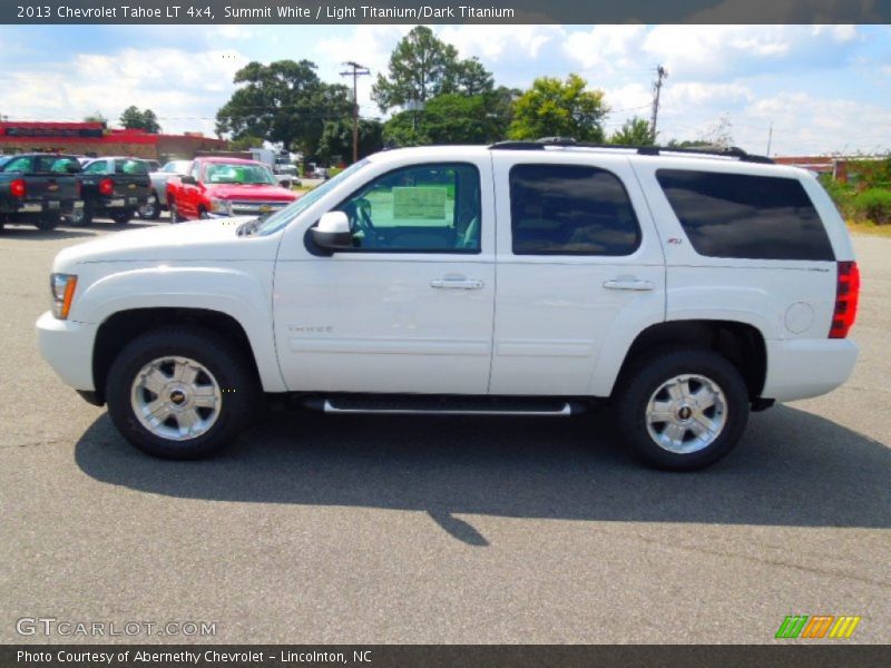 Summit White / Light Titanium/Dark Titanium 2013 Chevrolet Tahoe LT 4x4