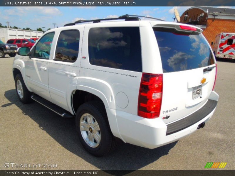 Summit White / Light Titanium/Dark Titanium 2013 Chevrolet Tahoe LT 4x4