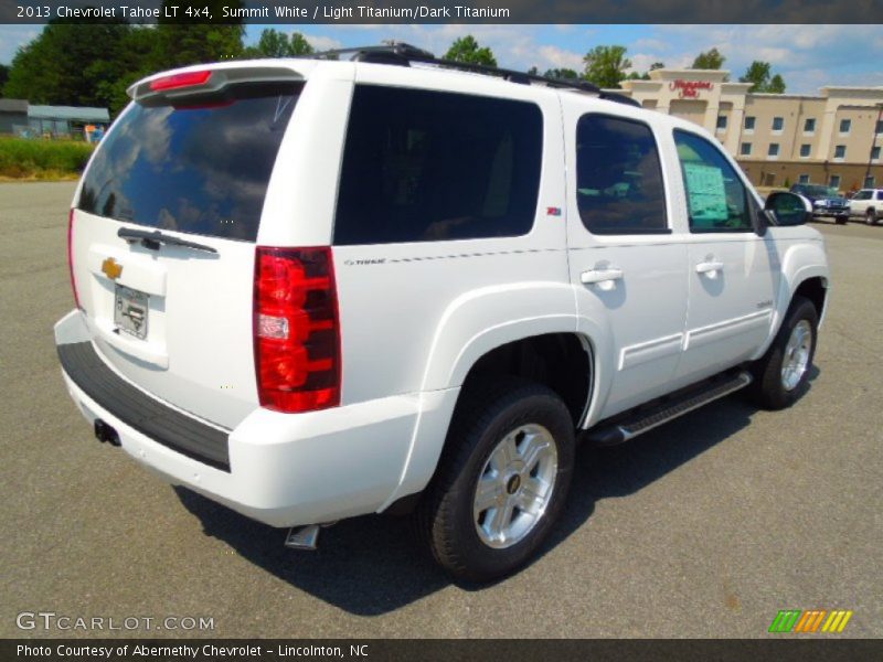 Summit White / Light Titanium/Dark Titanium 2013 Chevrolet Tahoe LT 4x4