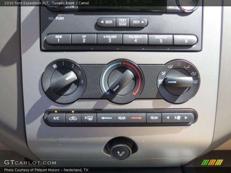 Tuxedo Black / Camel 2010 Ford Expedition XLT
