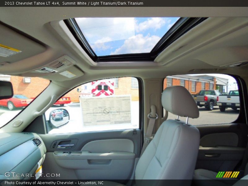 Summit White / Light Titanium/Dark Titanium 2013 Chevrolet Tahoe LT 4x4