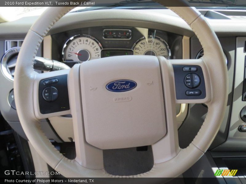 Tuxedo Black / Camel 2010 Ford Expedition XLT