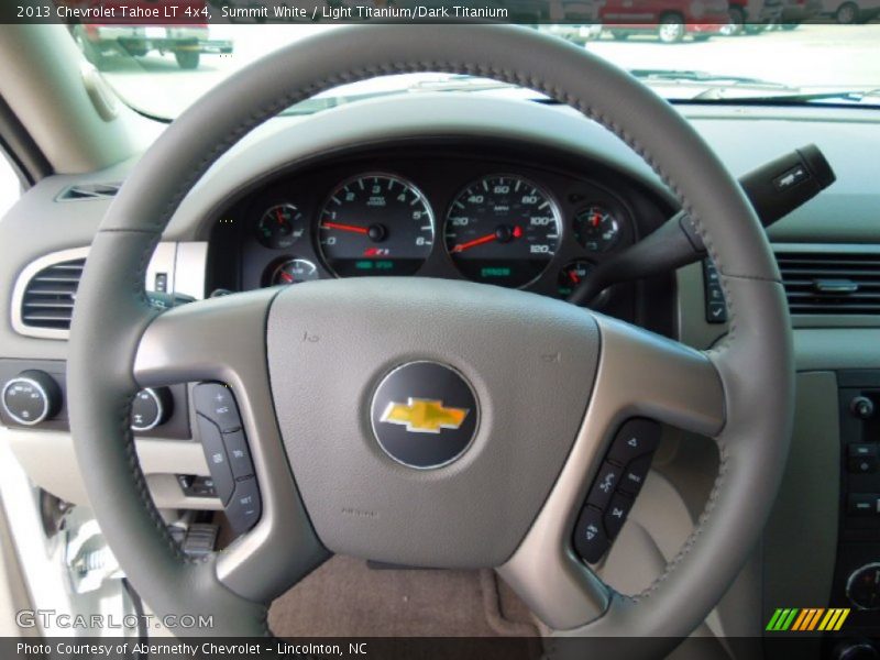Summit White / Light Titanium/Dark Titanium 2013 Chevrolet Tahoe LT 4x4