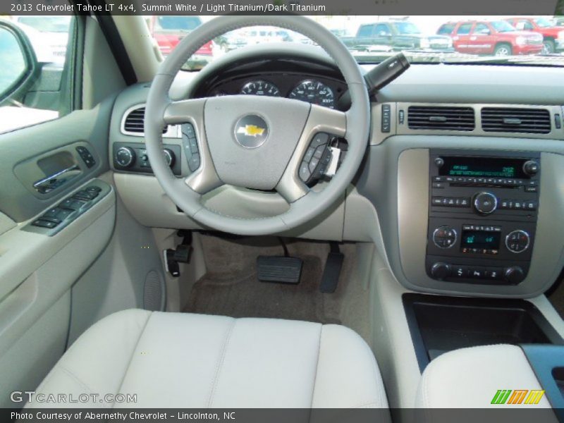 Summit White / Light Titanium/Dark Titanium 2013 Chevrolet Tahoe LT 4x4