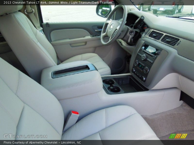 Summit White / Light Titanium/Dark Titanium 2013 Chevrolet Tahoe LT 4x4