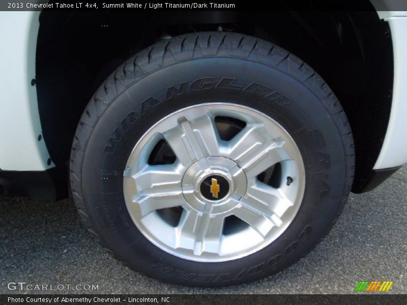 Summit White / Light Titanium/Dark Titanium 2013 Chevrolet Tahoe LT 4x4