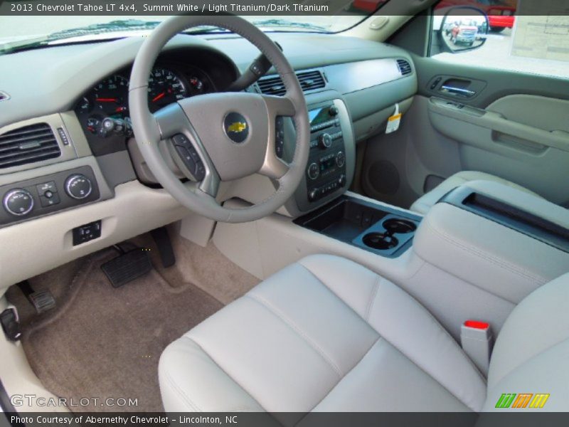 Summit White / Light Titanium/Dark Titanium 2013 Chevrolet Tahoe LT 4x4