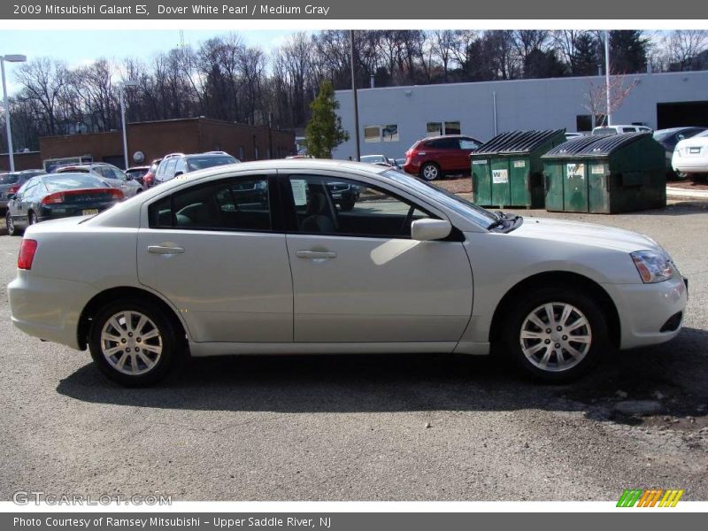 Dover White Pearl / Medium Gray 2009 Mitsubishi Galant ES