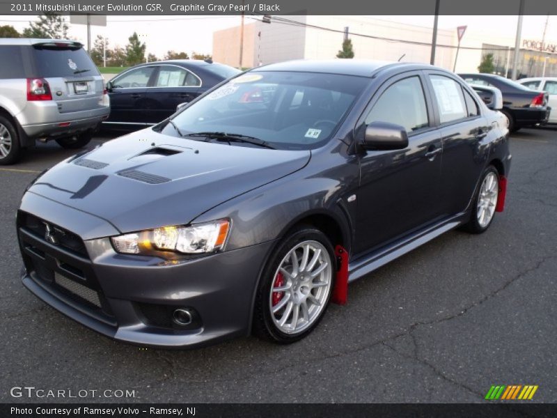 Front 3/4 View of 2011 Lancer Evolution GSR