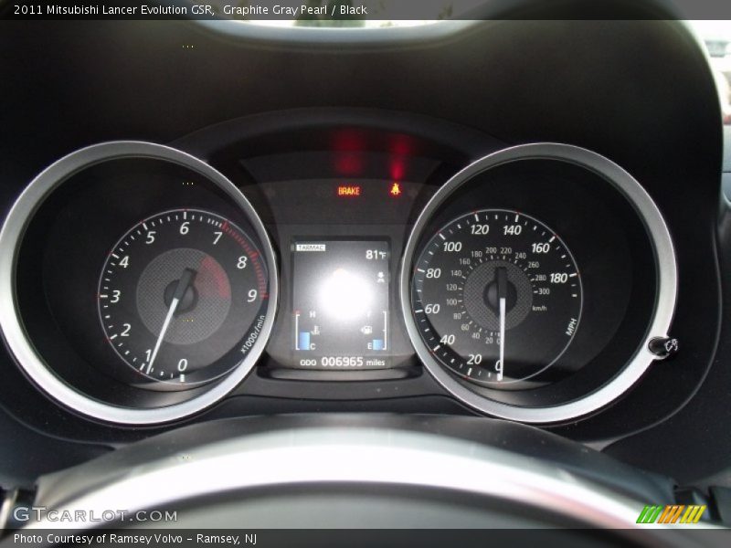  2011 Lancer Evolution GSR GSR Gauges
