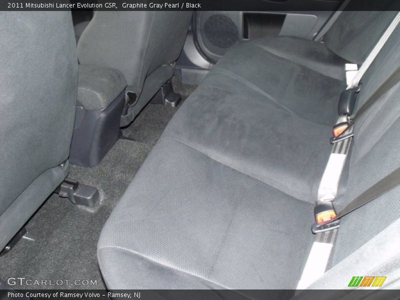 Graphite Gray Pearl / Black 2011 Mitsubishi Lancer Evolution GSR
